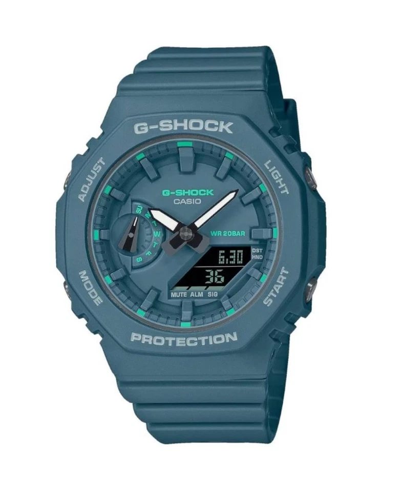 Reloj Casio Mujer Digital Cuarzo Informal Clásico Vestido Esfera Azul Impermeable Redondo Foto 1 de 4