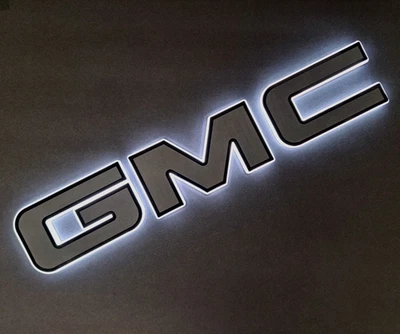 Parrilla iluminada emblema LED luz GMC Sierra Yukon 2019 2020 21 2022-2026 Foto 1 de 4