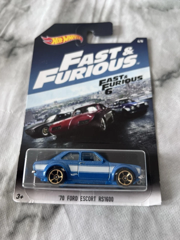 Rare Hot Wheels Fast And Furious ‘70 Ford Escort RS1600 - New - Image 1 of 1