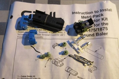 GEHL 119925 Kit de conector de cable OEM NOS para RB1475 / RB1485 Foto 1 de 4