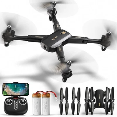 Drone SYMA com câmera 1080P HD FPV câmeras controle remoto brinquedos controle remoto controle remoto preto  - Imagem 1 de 4