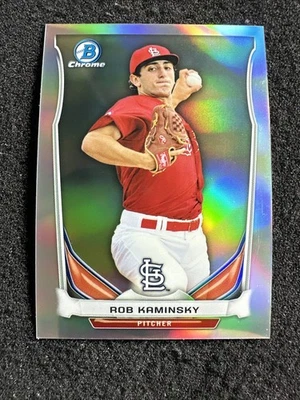 ROB KAMINSKY #CTP-52 2014 Bowman Draft Chrome Refractor QTY St. Louis Cardinals - Image 1 of 2