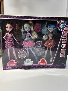 Monster High Dot Dead Gorgeous Exclusive 3-pack NRFB - Picture 1 of 11
