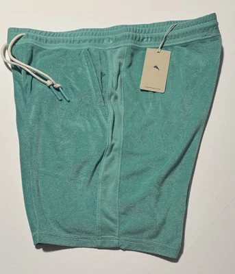 Pantalones Cortos Tommy Bahama Para Hombre XL Terry Francés Verde Foto 1 de 4