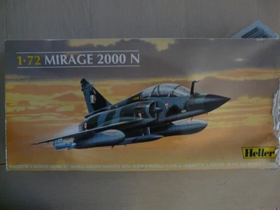Maquette Avion 1/72 HELLER Ref 80321 AMD BA Mirage 2000 N (boite usagée) - Photo 1/2