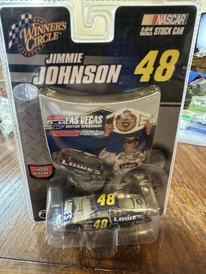 Jimmie Johnson 2007 1/64 Las Vegas carrera ganar raro círculo de ganadores de Lowes Foto 1 de 2