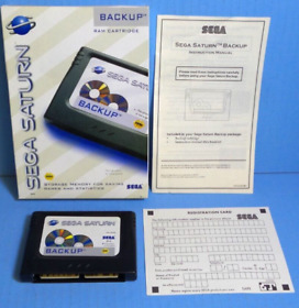 Sega Saturn Back Up Ram Memory Card Storage MK-80101