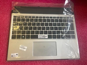 NEW HP Elite X2 (G8) UK  keyboard (With Touchpad) palmrest assembly M90736-031 - Afbeelding 1 van 3