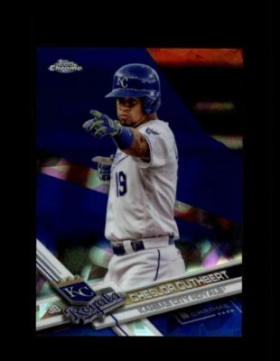 2017 CHESLOR CUTBERT TOPPS CHROME SAPPHIRE #677 ROYALS *R2809 - Image 1 of 2