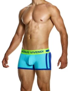 Boxer deportivo Modus Vivendi corte clásico jacquard tejido algodón 12423 azul - Imagen 1 de 4
