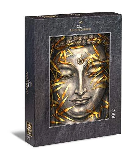 Ulmer Puzzleschmiede - Puzzle Buddha in Argento e Oro - Motivo Puzzle (B0y) - Immagine 1 di 1