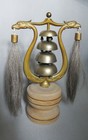 Antique Bell Play Clamp Tree Clamping Lyra Sound Play around 1900 Bells