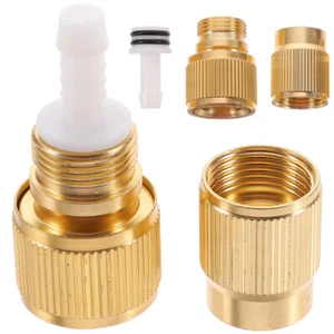 2PCS Garden Hose Quick Connector Adaptor Faucet Connector for Water Hose - Foto 1 di 12
