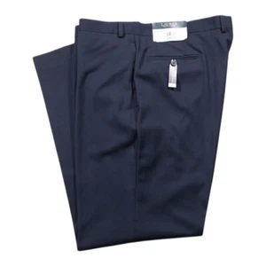 Ralph Lauren Mens Dress Pants 40x32 Navy Blue Flat Front Straight Trousers NWT - Picture 1 of 8