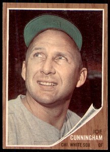 1962 Topps Joe Cunningham    #195a  ExMint+