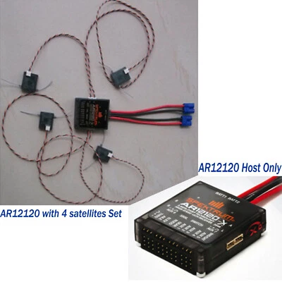 DSM-X/DSM-2 Receiver for AR12120 12-Channel DSMX / XPlus PowerSafe JR Spektrum - Image 1 of 4