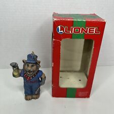 Lionel Vtg Christmas Ornament Lenny the Lionel Lion Porcelain 2nd Edition 37-614
