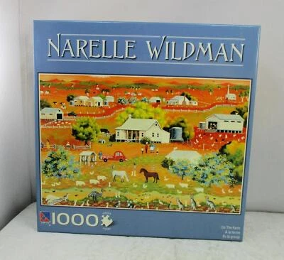 Sure-Lox "On the Farm" - 1000 Piece 28" x 19" Puzzle - NEW Factory Sealed Box - Image 1 of 3