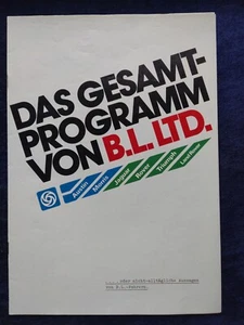 Leyland Austin Morris Jaguar XJS Rover Triumph Land Rover 109 88 Prospekt 1981 - Picture 1 of 8