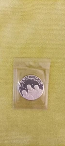 Münze Medaille US 1. Mondlandung 1969 Moon Collins, Armstrong, Aldrin Silber - Bild 1 von 2