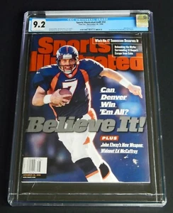 John Elway CGC 9.2 1998 Sports Illustrated Newsstand - Picture 1 of 3