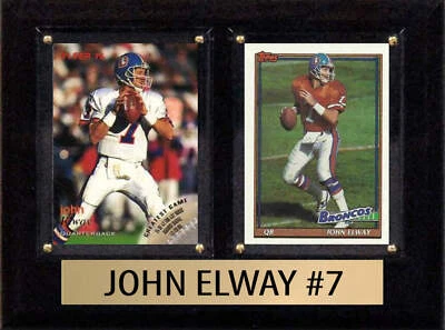 John Elway Score Donruss 2025 2024 2 tarjetas 6" x 8" placa Denver Broncos Foto 1 de 4