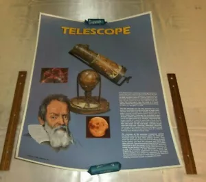 Poster Telescopio 1989 Conoscenza Illimitata - 17x22 - Foto 1 di 3