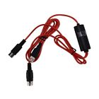 2X(5-Pin Midi To USB In-Out Cable Adapter Converter For Windows  Ios Laptop3089