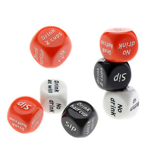 1Pc drinking wine decider dice games adult game lovers bar party pub fun MDJ_JF