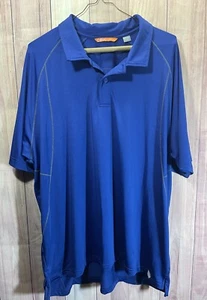 Cutter & Buck Golf Polo Shirt Men's X Large Blue Short Sleeve 342 XL C-Buk - Picture 1 of 7