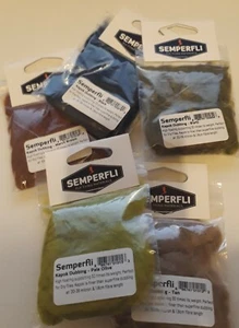MATERIALES PARA ATAR MOSCAS KAPOK DOBLAJE MOSCA SECA DE DOBLAJE SUPERFINO SEMPERFLI - Imagen 1 de 19