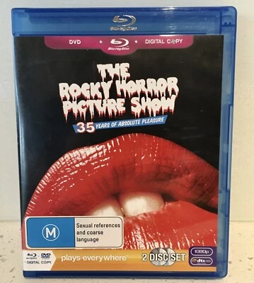 The Rocky Horror Show 35 Years of Pleasure Edition Blu Ray + DVD RARE - image 1 of 4