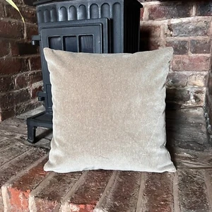 1229. Brown velvet cotton Handmade Cushion Cover. Various sizes - Picture 1 of 4