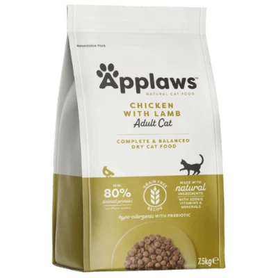 7,5 kg APPLAWS Chicken Lamb Trockenfutter mit Huhn und Lamm getreidefrei adult - Bild 1 von 4