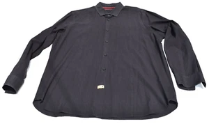 Men's Alfani Dress Shirt Black Slim Fit Long Sleeve Size XL - Picture 1 of 10