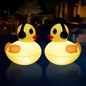 Floating Pool Lighting Solar, 41 Cm Waterproof Duck Pool Lights, LED Garden L... - Picture 1 of 8
