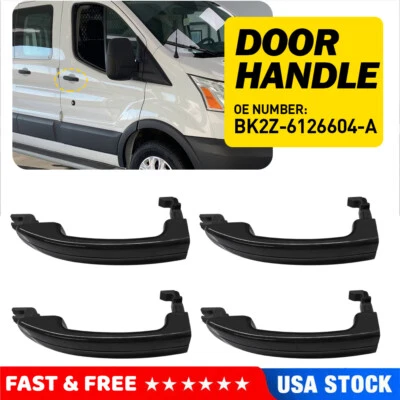 Manija de puerta corredera exterior lateral derecha/izquierda para Ford Transit-150 250 350 350HD 2015-20 Foto 1 de 4