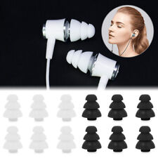 6 Pairs Rubber Silicone Earpiece In-ear Earphone Ear tips Earbuds Replacement US