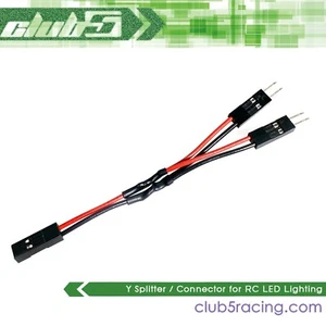 Y Splitter / Connector for RC LED Lighting - Picture 1 of 2