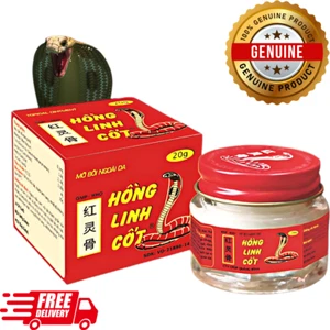 Hong Linh Cot Cobra Snake Venom Balm Ointment 20g ** Made In Vietnam ** - Picture 1 of 3