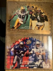 1996 Scoreboard SB XXXI Double-sided gold leaf card 5494 - Picture 1 of 3