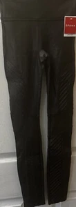 spanx faux leather leggings black XS Style# 20891R - Picture 1 of 6