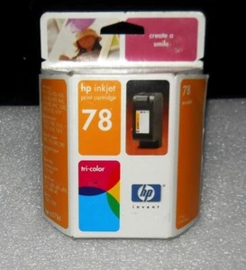Genuine HP 78 Tri-Color Ink Cartridge New Sealed Dated 2006 - Picture 1 of 3