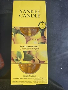 Yankee Candle LEMON ZEST  Scentplug Refills 1 Box (2 Bulbs) - Picture 1 of 2