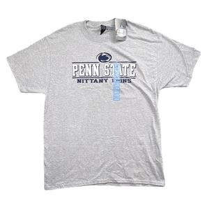 Penn State Nittany Lions Heather Grey T-Shirt Tee Shirt Size Large L New - Picture 1 of 6