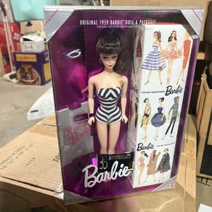 Muñeca Barbie 1959 original 35 aniversario 1993. Morena #11590. - Imagen 1 de 5
