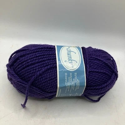 Hilo Reynolds Grueso Púrpura Lana Voluminoso Suave Acogedor Pavo Material de Artesanía Foto 1 de 3