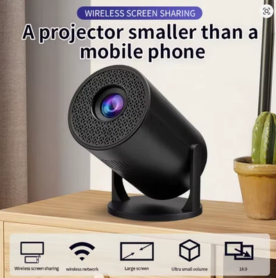 Portable Bluetooth Video Projector 8000 Lumens HD Home Theater for Phone Laptop - Image 1 of 4