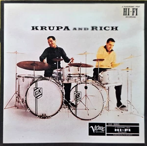 Krupa & Rich GENE KRUPA / BUDDY RICH (CD 1994) EXCELLENT / MINT COND FREE SHIP - Picture 1 of 3