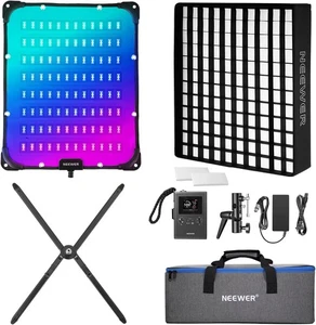 NEEWER FL100C RGB Full Color LED Video Flexible Light 115W 2500K-10000K DMX APP - Picture 1 of 7